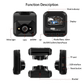 Full HD 1080P Car Dashboard Video Camera