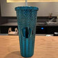 MHome Stylish Studded Double Wall Insulated Tumbler-Various Colours