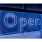 Open Neon Sign With Hanging Chain 220v