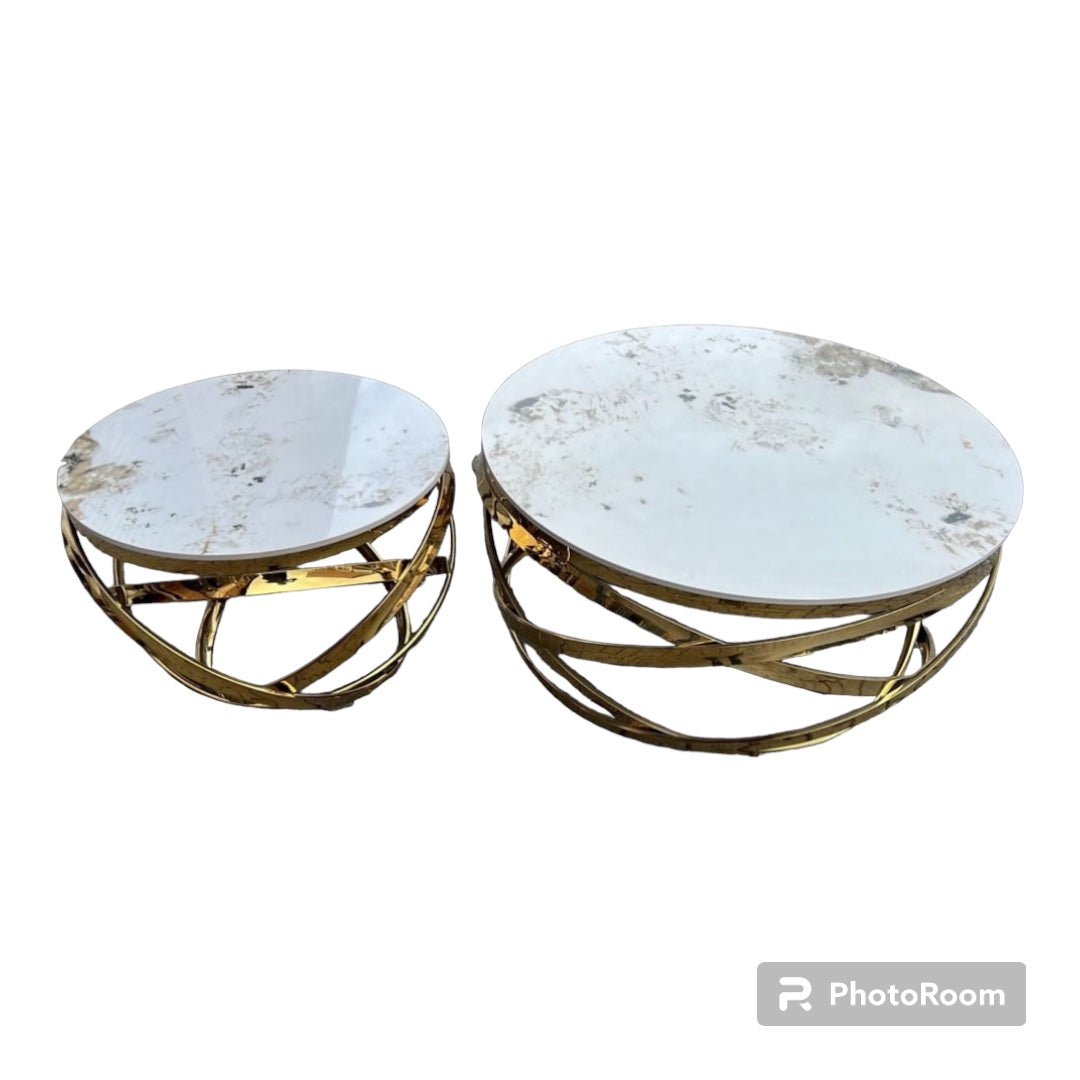 Luxury Modern Nesting Table Set