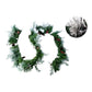 Snow Tipped Artificial Greenery Christmas Garland with Pinecones -  Soft Green Garland - Festive Christmas Indoor Decoration for Home Various Options