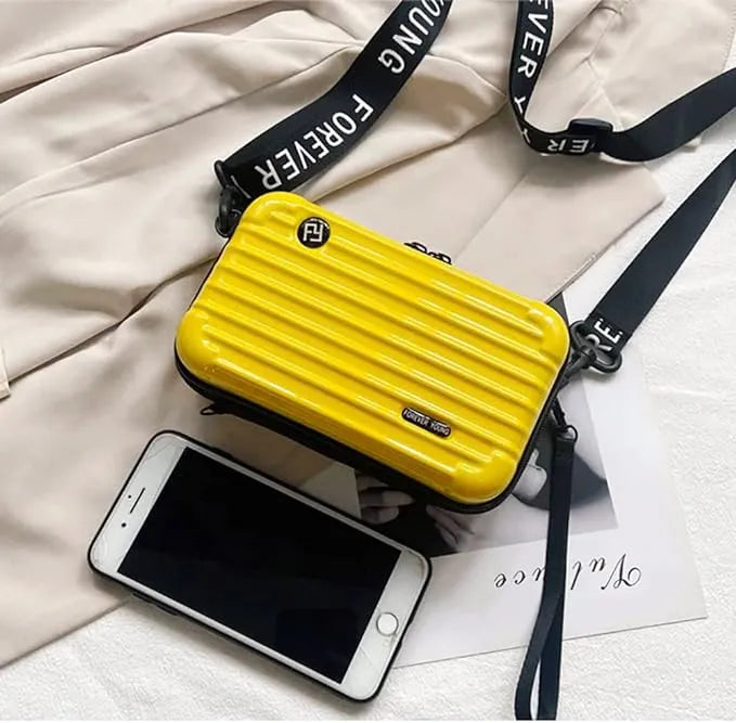 Hard Shell Cosmetic Bag Storage Bag Mobile Phone Bag Shoulder Bag Women's Bag - Various Colours