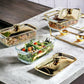 Chafing Dish 3 X1.5l Dishes With Warmer Gold-Crockery Centre
