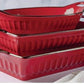 MHome Fluted Oven Proof Bakeware 3 Piece Set-Various Options