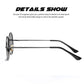 Round Retro Sunglasses Men Women Vintage Stylish Metal Circle Sun Glasses Polarised