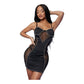 Luxurious Pearl Backless Mini Dress