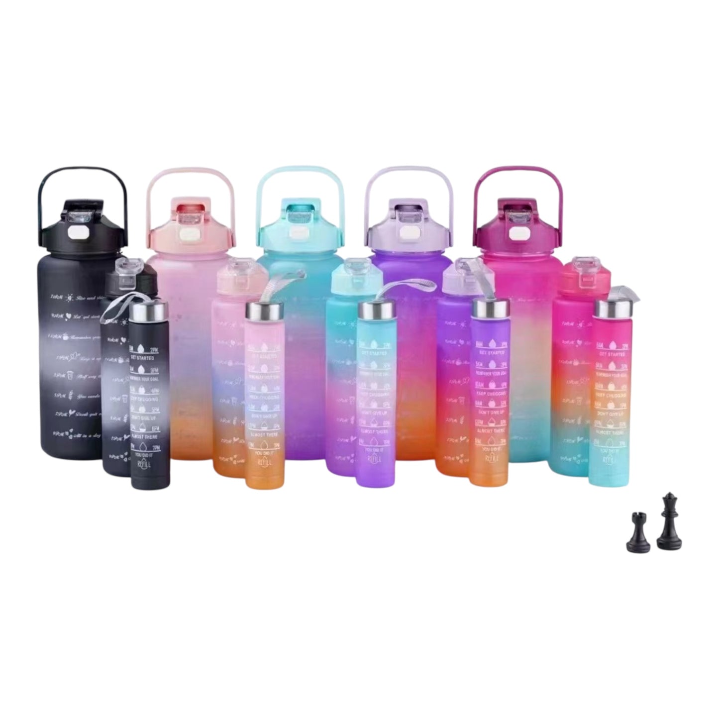 MHome 3pc Water Bottle Set-Various Colours Black Friday Deal