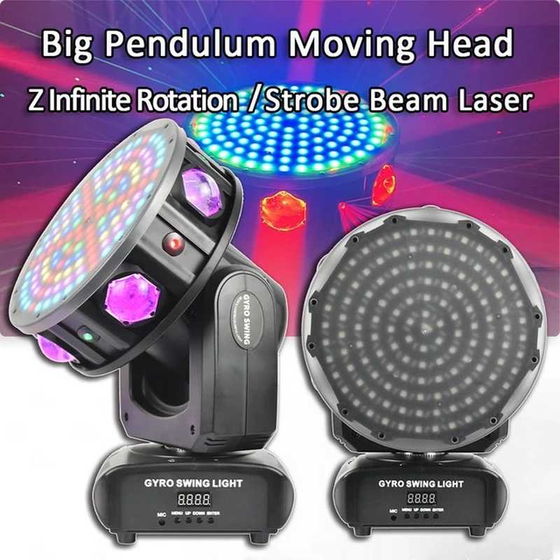 MTech Led Large Pendulum Rotating Head DJ RGB Stage Light