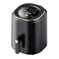 Air Fryer Digital Touch Screen Cooker Low Oil Timer Oven Frying Fryer Silvercrest 7.5L inc 2pc Tongs(Free)Black