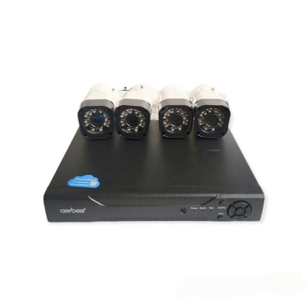 4 Channel Touchview Solution 200W 1080p Full AHD Camera Set
