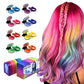 Hair Chalk Set Temporary Color Shimmer Hair Chalk Washable Halloween Christmas