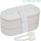 Kids Bento Lunchbox 2 Layer Leakproof