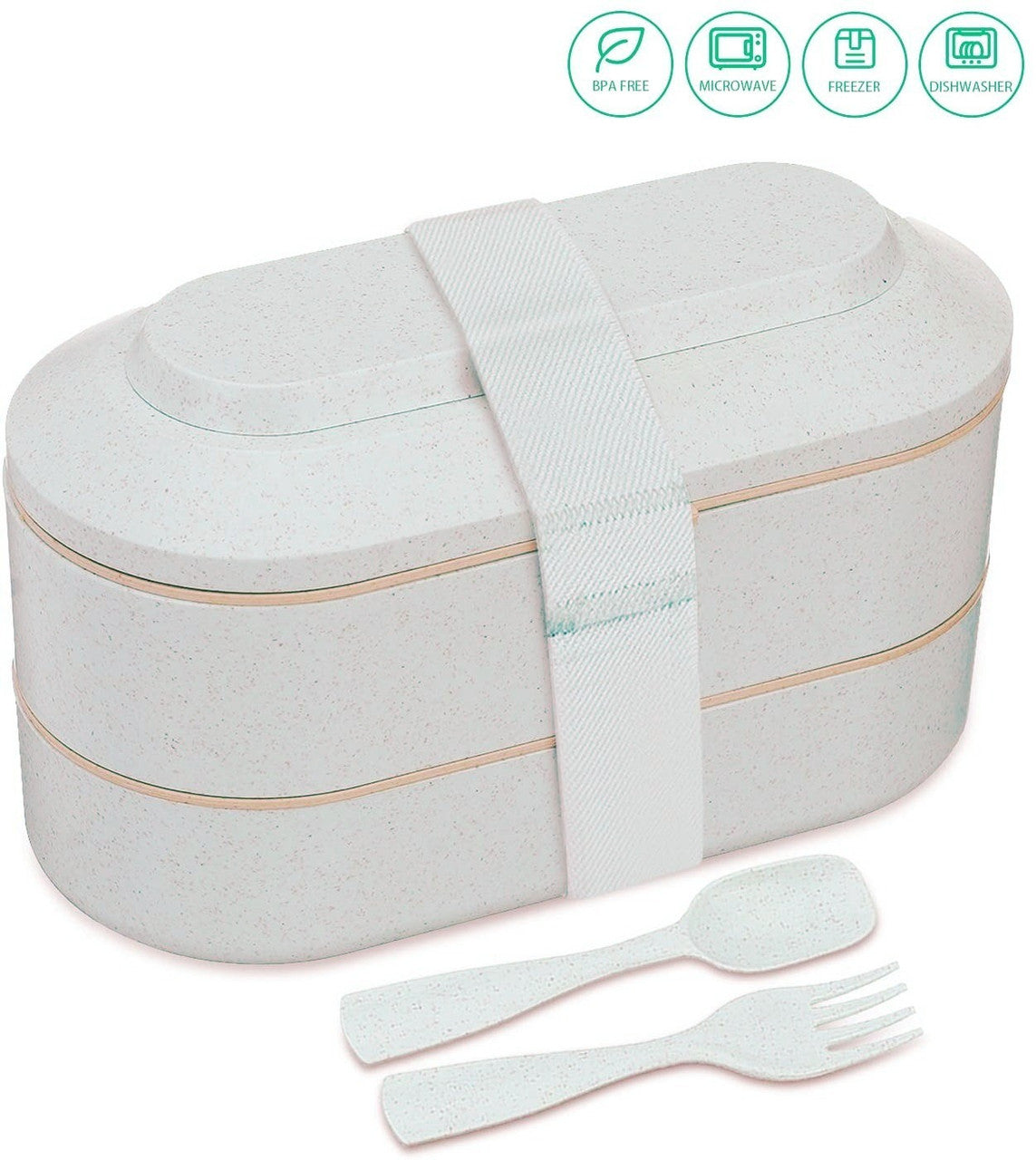 Kids Bento Lunchbox 2 Layer Leakproof
