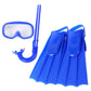 Diving Goggles Breathing Tube Fins Three Sets of Frog Shoes Diving Gear for Children Swim Snorkeling Suit Swimming Goggles