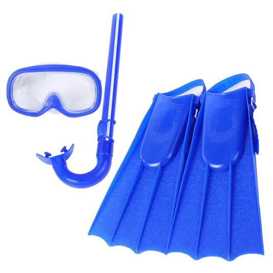 Adjustable Swimming Set Of Diving Goggles , Breathing Tube , Swimming Fins