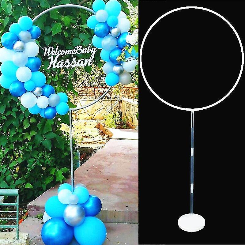 Balloons Wreath Ring Balloon Stand Arch For Wedding Decoration Baby Shower Kids Birthday Party Decor Balloons Circle Bow