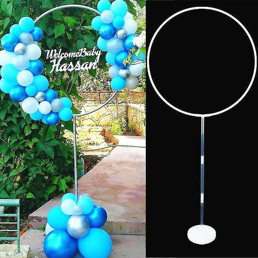 Balloons Wreath Ring Balloon Stand Arch For Wedding Decoration Baby Shower Kids Birthday Party Decor Balloons Circle Bow