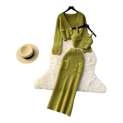 Ladies Trendy Winter Suits 3pc-Various Colours