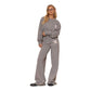 Ladies Knitted Lounge Set With Contrast Emblem-Various Colours
