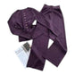 Ladies Modern Long Sleeve Top And Trouser 2pc-Various Colours