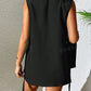Ladies Suit Vest Sleeveless Lapel Buttonless Vest - Available In Various Colours