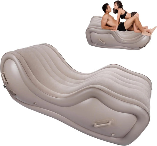 MHome Sensual Curv Inflatable Multifunctional Love Seat Sofa
