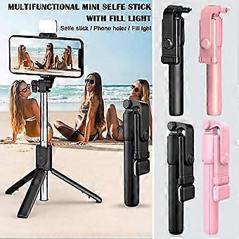 Mtech Wireless Selfie Stick Tripod 6:1 | 360° Rotation Remote Control Stand-Various Colours