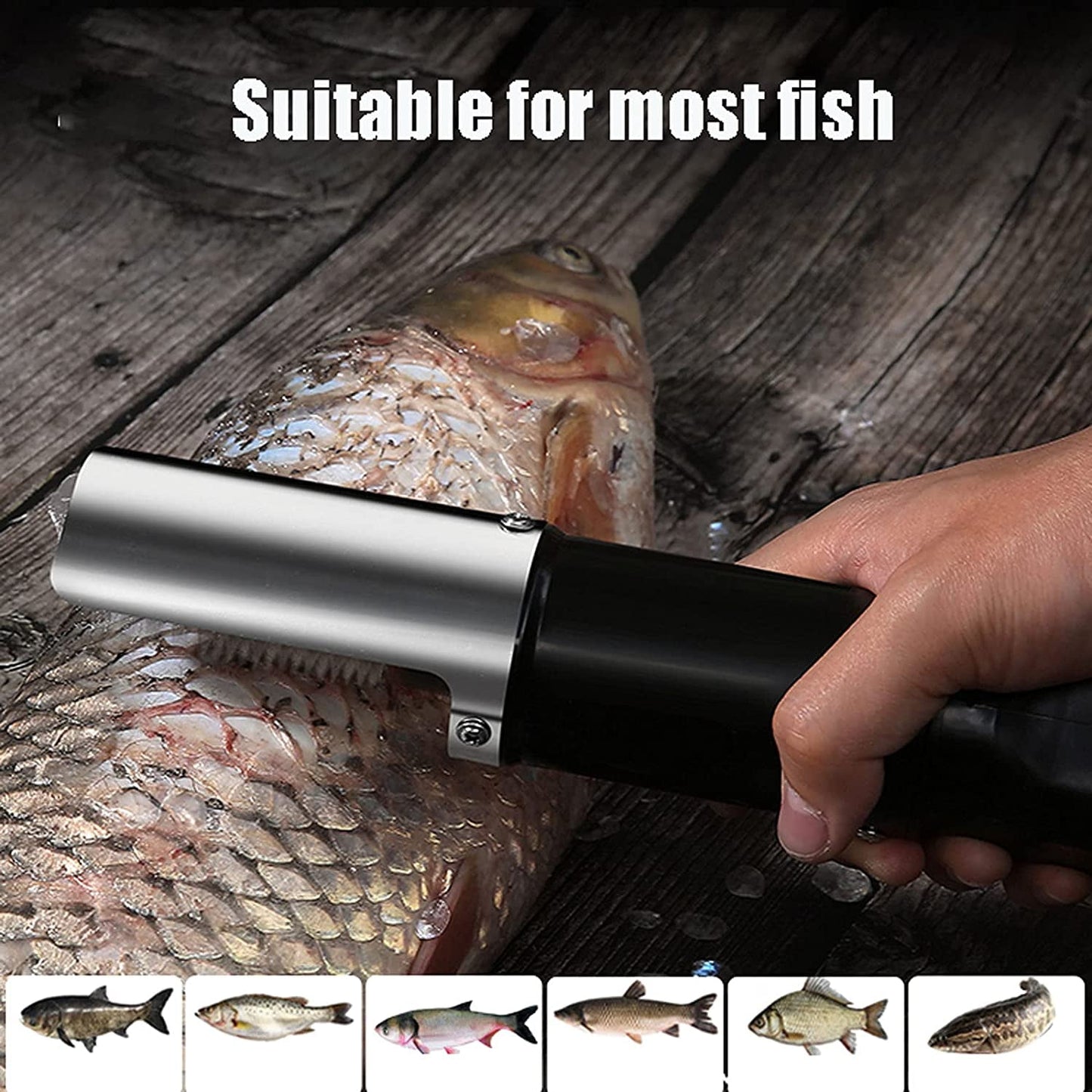Cordless Electric Fish Scaler Remover – Powerful Rechargeable