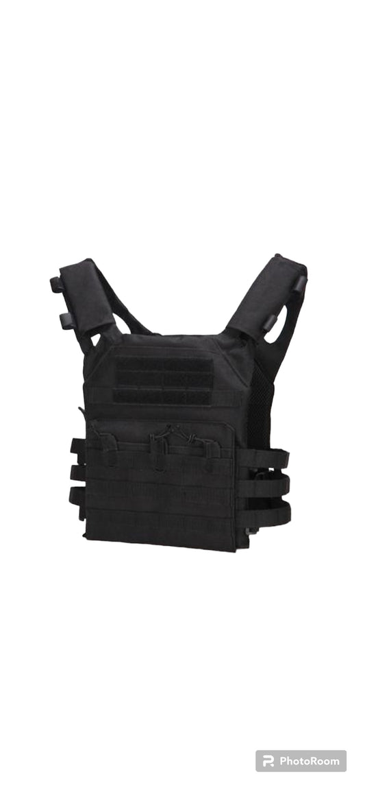 Hunting Tactical Body Armor  
Black Lightweight Molle Plate Carrier/Vest