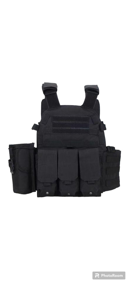 Combat Vest Outdoor Fishing Hunting Tactical Vest Black