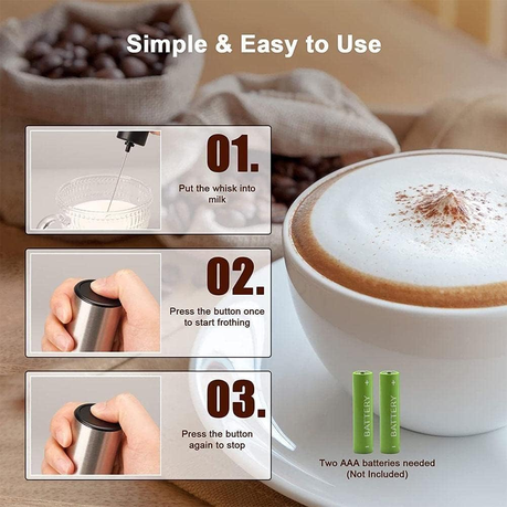 Handheld Electric Frother | Foam Maker for Coffee,latte,cappuccino