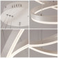 Chandeliers
Modern Minimalist Ring LED Chandelier Restaurant Bedroom Creative Personality Round Aluminum Lamps, Double Circle 80+100cm, Stepless Dimming + Remote Control-Available In Options
