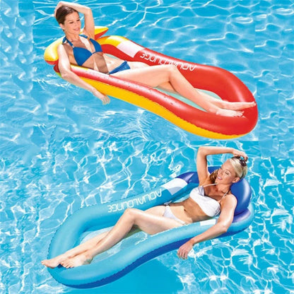 Inflatable Float Swimming Pool Lounger-Various Colours