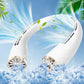 Portable Neck Cooler Fan,USB Rechargeable Quiet Electric Fan, Long Battery Life,Small Neck Fan for Outdoor, Travel, and Office Use.