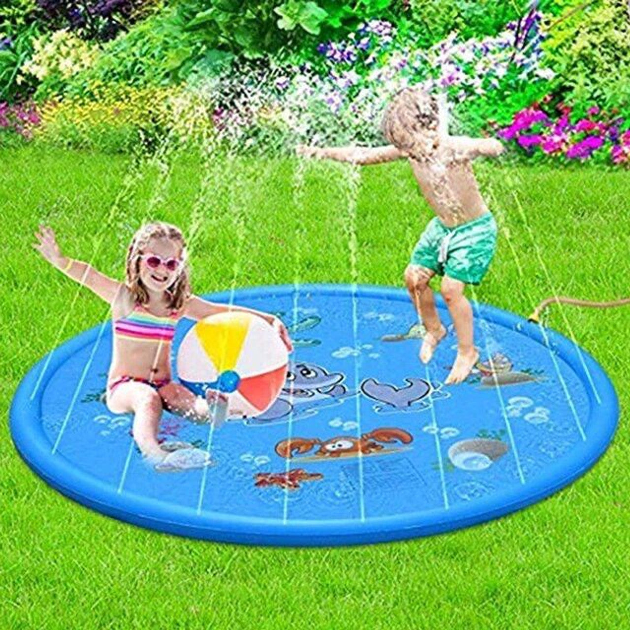 Summer Children's Outdoor Spray/Sprinkle Water Mat 170cm
