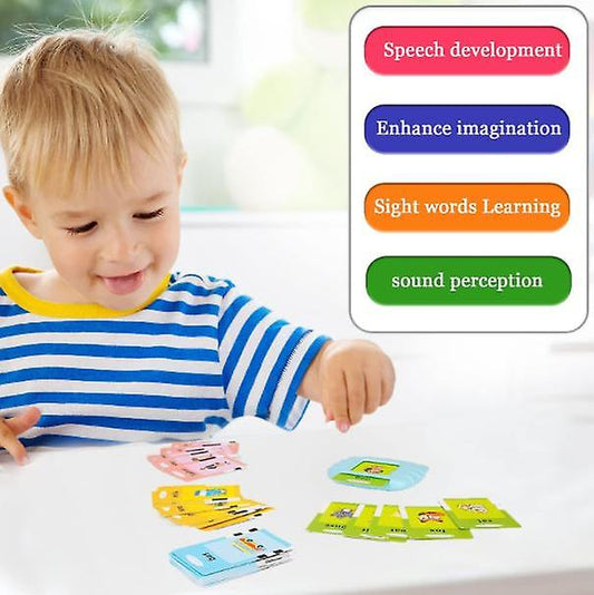 Smart English Speaking Card Reader Kids Toys Kids Educational Toys Learning Toys Speech Delay Toys Compatible 2 To 3 Years Old