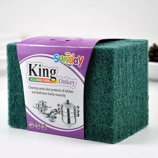 King Sunday scouring pack of 5 pcs pad kitchen cleaning Green scrubber dish scrubber