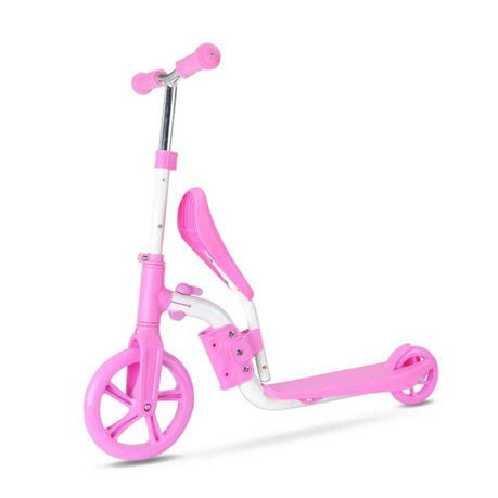 2- in -1 Adjustable Kick Scooter Skateboard Walker Balance Bike
