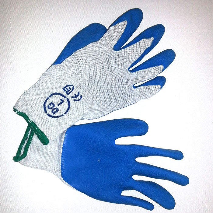 Blue/Grey Premium Latex Protection Glove Various Colours