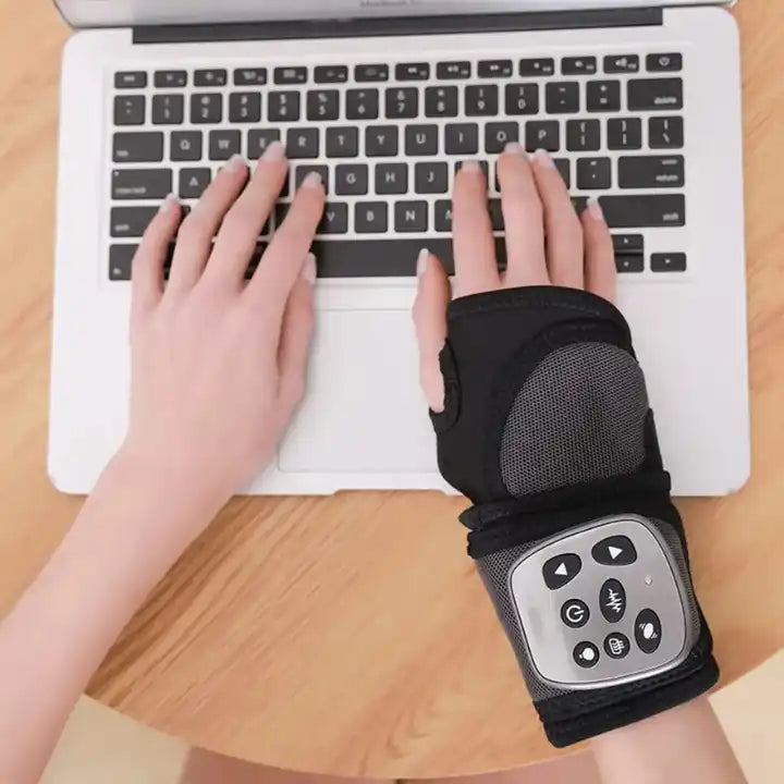 Thermal massage wrist massage instrument to relieve hand fatigue care vibration health care wrist band mas