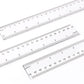 Plastic transparent clear ruler 30cm