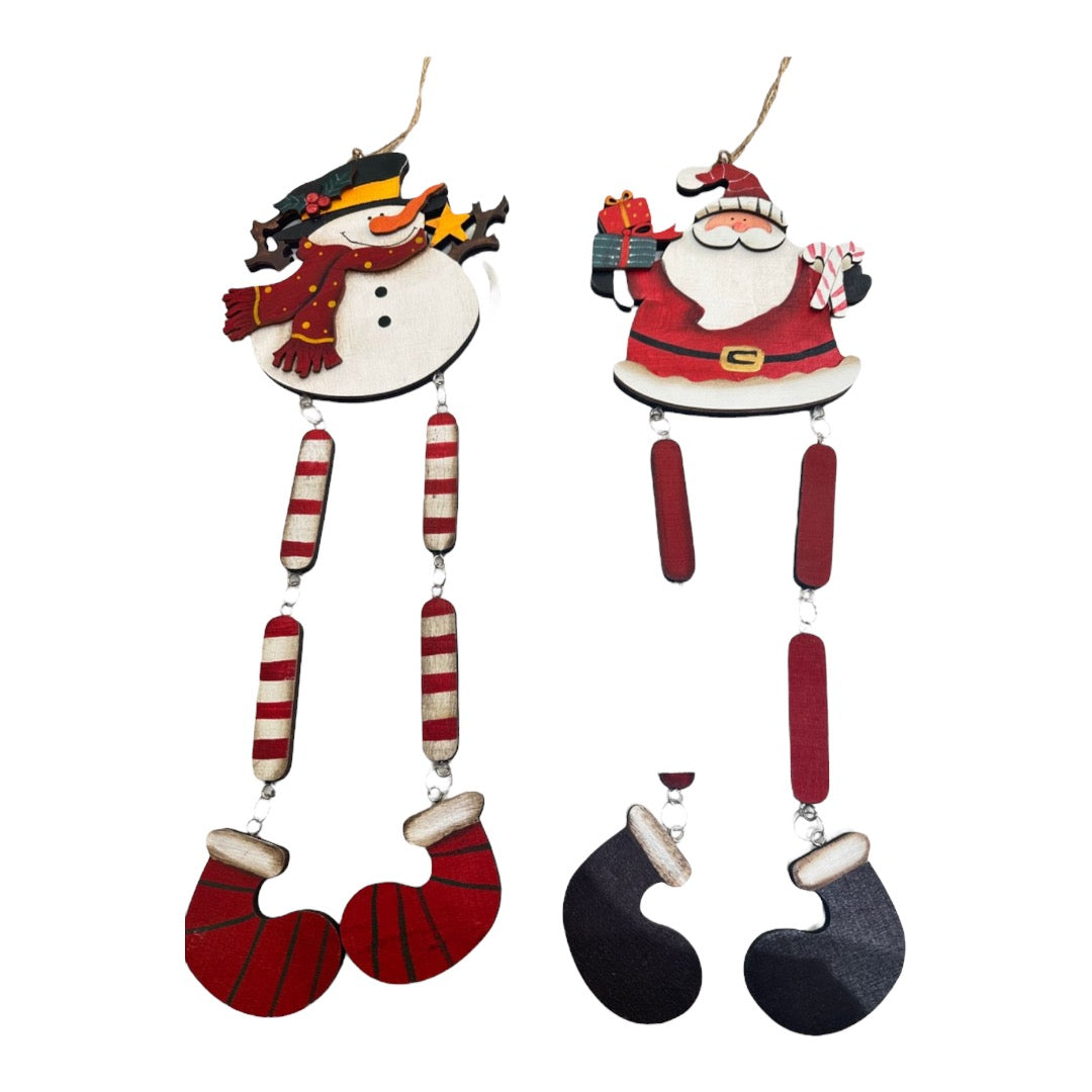 Santa Merry Christmas Hanging Ornaments