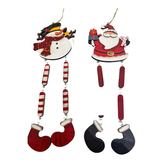 Santa Merry Christmas Hanging Ornaments