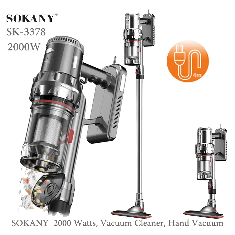 SOKANY High Quality Vacuum Cleaner 2000 Watts SK-3378