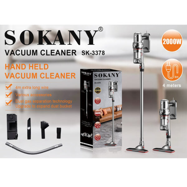 SOKANY High Quality Vacuum Cleaner 2000 Watts SK-3378