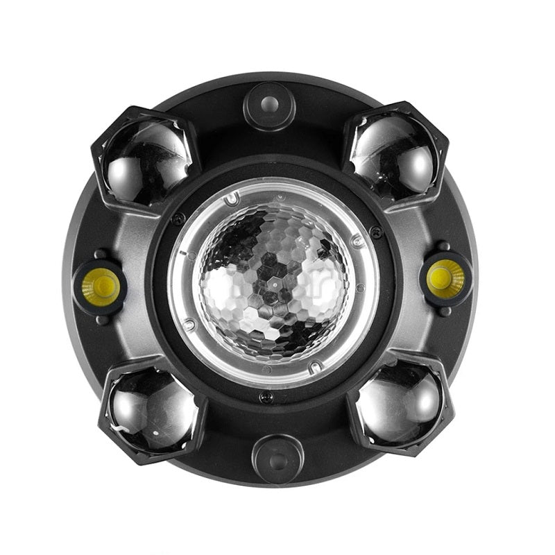 MTech Little Sun Kaleidoscope 4 in 1 Head Stage Light Pistol Flashlight