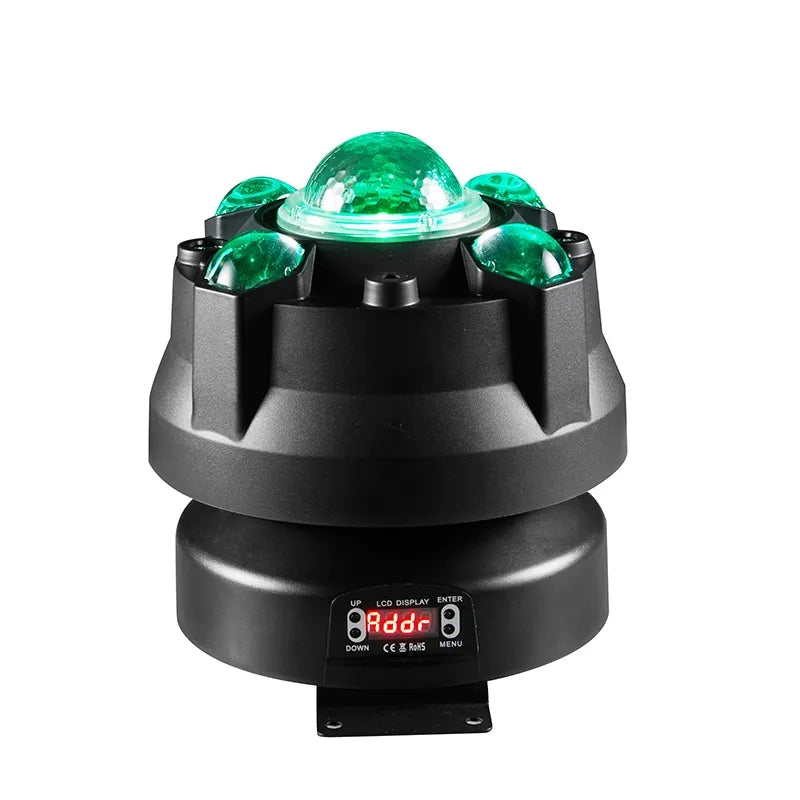 MTech Little Sun Kaleidoscope 4 in 1 Head Stage Light Pistol Flashlight