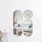 MHome Luxury Trip Mirror Set – 3 Piece Gold Frame Mirrors (Wall or Floor Display)