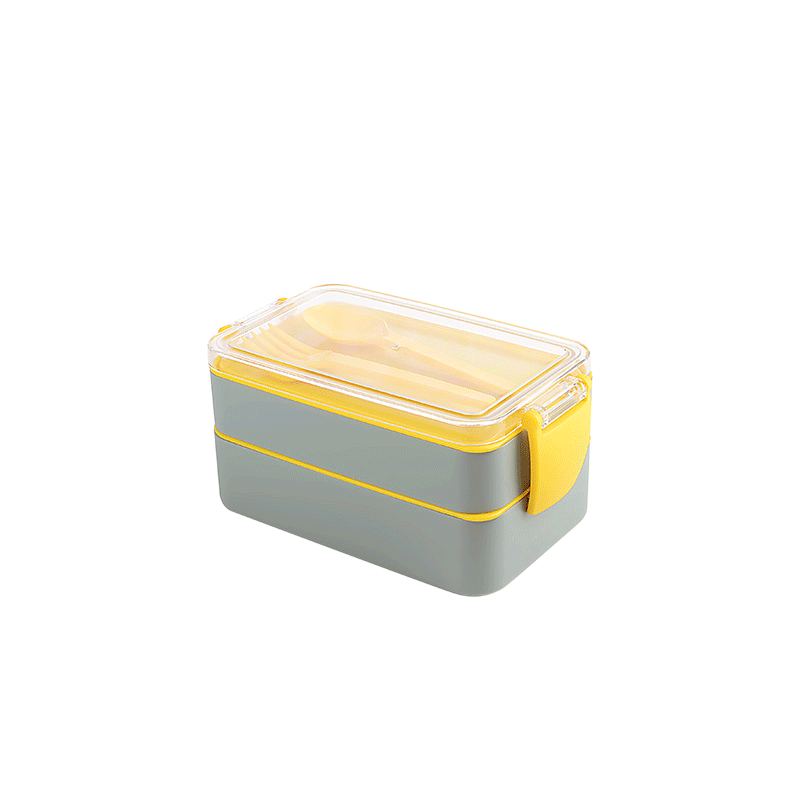 Fely Lunch Box With Utensils 2pc 500&400ml