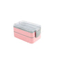Fely Lunch Box With Utensils 2pc 500&400ml